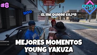 MEJORES MOMENTOS YOUNG YAKUZA 8  Dovux Life [upl. by Dorie]