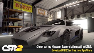 【CSR2】Evantra Millecavalli gold shift amp tune for 7075 [upl. by Riada]