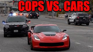 COPS VS CARS LEAVING CARS AND COFFEE HOUSTON [upl. by Redlac]