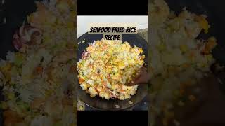 Seafood Fried Rice Recipe Try this 😋👍food friedrice [upl. by Shirlie856]