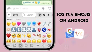 How To Get iOS 174 Emojis On Android  New iphone Emojis On Android 😍 [upl. by Anidan]