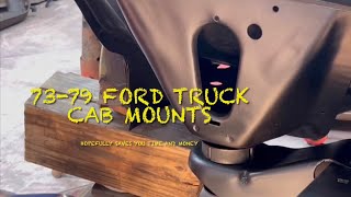 INFO THAT WILL MAKE YOUR 7379 FORD TRUCK CAB MOUNT CHANGE OUT EASIER [upl. by Ifar521]