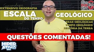 Questões de Geografia pro Enem  Escala Geológica  O Tempo das Rochas na Geologia [upl. by Eissak834]