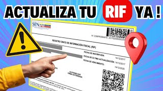 Cómo Actualizar el RIF en el Portal del SENIAT Venezuela 2024  Guía Paso a Paso [upl. by Salchunas]