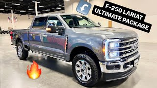 2024 F250 Lariat Lariat Ultimate Package Carbonized Grey with Chrome Package ✅ [upl. by Noram]