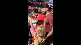 Ricky Pearsall meets some 49ers fans pregame 🥹  NBC Sports Bay Area [upl. by Chrissy]