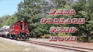 Fall Foliage Prep Move on the Granite State Scenic Railroad [upl. by Ettelrahc]