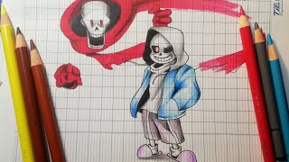 How to draw Sans Undertale Dust sans all au sans Cách vẽ Sans đơn giản كيفية رسم Sans 如何簡單地繪製悟空 [upl. by Aglo]