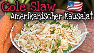 Coleslaw  amerikanisches Krautsalat Rezept für deine Grillparty [upl. by Kobi369]