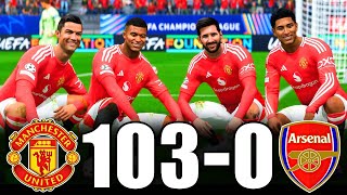 FC 25  RONALDO MESSI MBAPPE NEYMAR ALL STARS  MANCHESTER UNITED 1030 ARSENAL  UCL FINAL  4K [upl. by Freudberg46]