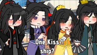 One Kiss 💞 Gacha Club Meme MDZS Ship WangXian XiCheng ZhuiYiLing NingSang🌷 [upl. by Savil]