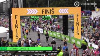 INGRID LUMISTE 3192 l SEB Tallinna Maraton 10km 2016 [upl. by Rafe]