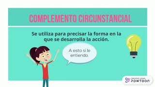 Complemento directo indirecto y circunstancial [upl. by Leeland]