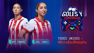 ¡Goles y Controles ⚽️ 🎮 con Adriana ‘Boyi’ Iturbide y Cheli Torres de Chivas Femenil [upl. by Analeh]