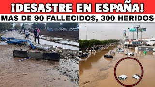 ¡DESASTRE EN ESPAÑA INUNDACION HISTORICA SE AVECINA OTRA NOCHE DE INUNDACIONES HAY QUE PREPARARSE [upl. by Enitnemelc]