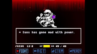 Dusttrust Sans Fight Phase 2 Remake [upl. by Enaffit705]