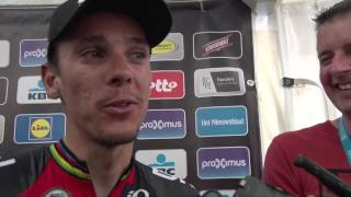 Philippe Gilbert après sa 3e place dans La Flèche Brabançonne  De Brabantse Pijl 2015 [upl. by Virge]