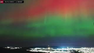 Oct 10 2024 G4class Geomagnetic Storm Aurora Borealis Over Iceland in 4K Ultra HD [upl. by Quick846]