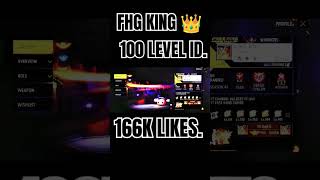 FHG KING 👑 100 LEVEL ID freefire daddyofficial shorts viral foryou KULDEEPFFLIVE78 [upl. by Etom]