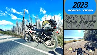 2023 honda xr150 review 350 mile adventure ride [upl. by Nicky]