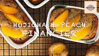 Hojicha amp Peach Financier [upl. by Eloc79]