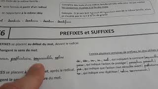 Leçon V6 quotLes préfixes et suffixesquot CE2 [upl. by Htiderem]