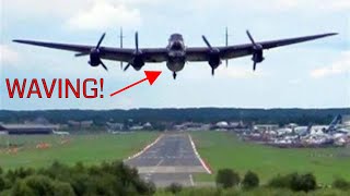 🇬🇧 Goosebumps As Glorious Sounding WW2 Lancaster Bomber Takes off With Spitfire Lead [upl. by Mont3]