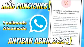 NUEVO WHATSAPP PLUS Ultima Versión ✅ ELIMINA Baneo Necesitas Instalar la versión Oficial 😱 [upl. by Eslek106]