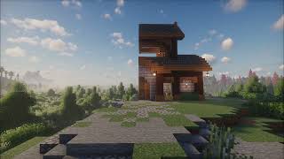 Beautiful Minecraft EP 1  Half House [upl. by Rafaelia]