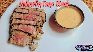 Pan Seared Yellowfin Tuna Steaks  Seafood  Keto  Low Carb  Cooking With Thatown2 [upl. by Sellihca]