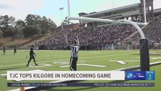 TJC takes down Kilgore College 1613 thanks to gamewinning field goal [upl. by Tiffani624]