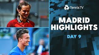 Medvedev Takes On Lehecka  Madrid 2024 Highlights QuarterFinals Day 2 [upl. by Kipp290]