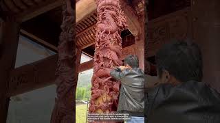 Preserving heritage restoration of mosaic columns [upl. by Eirrak]