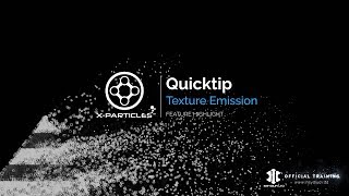 XParticles Quick Tip  Texture Emission video [upl. by Rezeile]