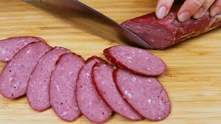 KNOBLAUCH Wurst Startseite SERVELAT Wie man Wurst zu Hause macht [upl. by Tecil]