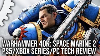 Warhammer 40K Space Marine 2  PS5Xbox Series XSPC Tech Review  Is 60FPS Viable on Consoles [upl. by Yrdnal]