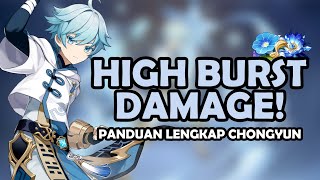 PANDUAN CHONGYUN TERLENGKAP Build amp Cara Main  Top Up di VayGameStore  Genshin Impact Indonesia [upl. by Akienat]