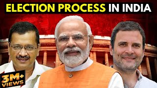 Election Process in india  Types of Elections  Hindi [upl. by Kessia]