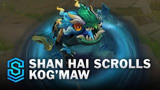 Shan Hai Scrolls KogMaw Skin Spotlight  PreRelease  PBE Preview  League of Legends [upl. by Nosnorb]