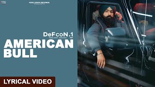 American Bull  Tarsem Jassar  Wazir Patar  DEFCON1  Punjabi Songs 2022  Vehli Janta [upl. by Bronnie97]