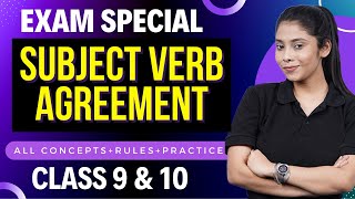 Subject Verb Concord Class 10 English Grammar  SubjectVerb Agreement Concept Rules amp Examples [upl. by Balduin]