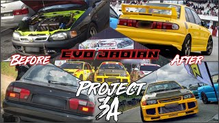 Crazy Project  PROTON WIRA FULL CONVERT EVO 3  Project 3A [upl. by Ratna]