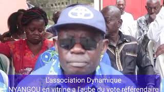 L association dynamique NYANGOU en vitrine a laube du vote référendaire du 16 novembre 2024 [upl. by Jarrid490]