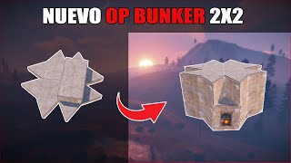 ✅BUNKER OP 2x2✅ TUTORIAL BASE DE RUST 2024  Rust Base Design [upl. by Atinna]