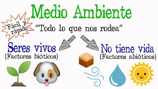 🌞¿Qué es el Medio Ambiente🌎 Fácil y Rápido  BIOLOGÍA [upl. by Scoville]