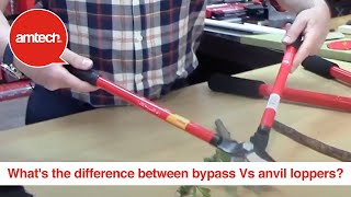 Whats The Difference Between Bypass Vs Anvil Loppers  AmtechKnowhow [upl. by Dirrej]