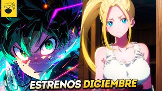 🔥ESTRENOS ANIME IMPERDIBLES DICIEMBRE 2023 NETFLIX Crunchyroll Disney Animeflv xd y más [upl. by Aicilet]