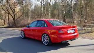 Audi A4 B5 27 BITURBO 400PS launch control [upl. by Artamas]