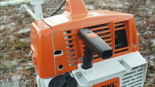 Starting STIHL Trimmer FS280  FS160  FS220  FS290 [upl. by Lauralee]