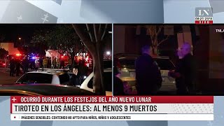 Tiroteo en los Ángeles hay al menos 9 muertos [upl. by Kariv]